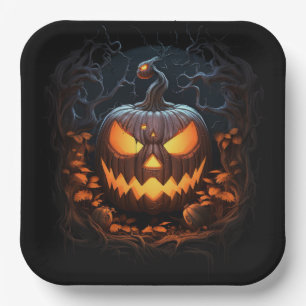 Assiettes en carton Cursed Moon