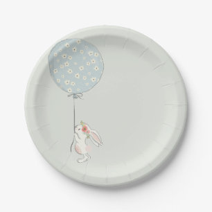 Assiettes En Carton Cute Boho Rabbit Girl Anniversaire