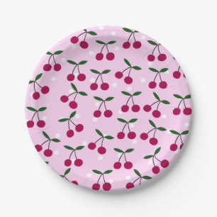 Assiettes En Carton Cute Cherry Paper Plates