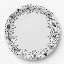 Cute Doodle Dandelion Pattern Summer Party