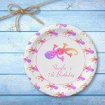 Assiettes En Carton Cute Gecko Lizard Pink Rainbow Girl`anniversaire<br><div class="desc">Cute Gecko Lizard Rose Rainbow Girl`s Birthday Paper Plate. Customisez avec votre texte et faites une plaque d'anniversaire personnelle pour la fille.</div>