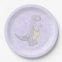 Cute Gray Tyrannosaure Rex Dinosaur Toy