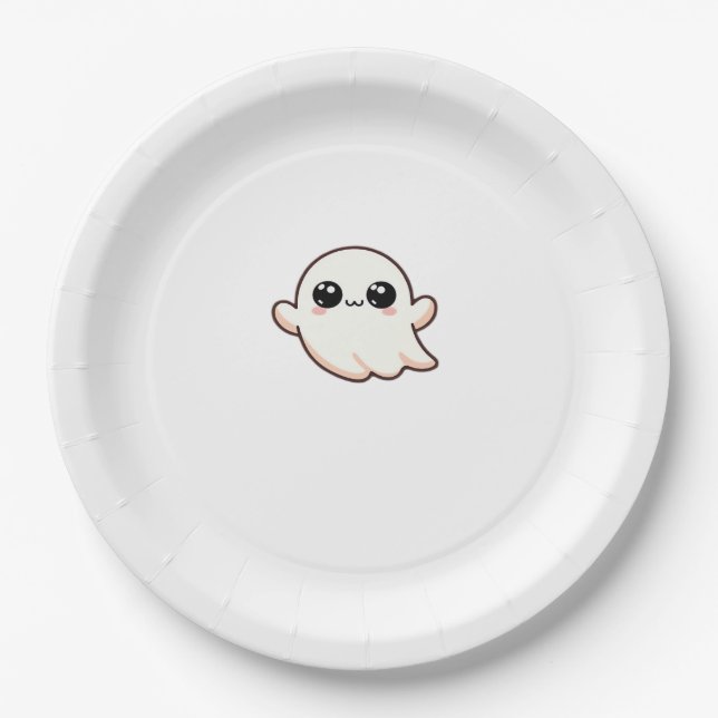 Assiettes En Carton Cute Little Boo Basic Clean (Devant)