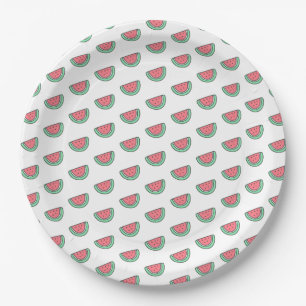 Assiettes En Carton Cute Little Water Melon Motif Anniversaire de enfa