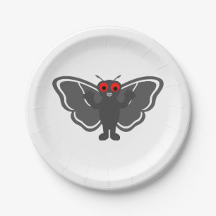 Assiettes En Carton Cute Mothman