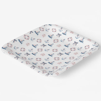 Assiettes En Carton Cute Nautique et Coquette Infusion!