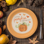 Assiettes En Carton Cute Petite Plaques Baby showers Citrouilles<br><div class="desc">Mignonnes Petites Plaques De Papier Baby shower Citrouilles.</div>