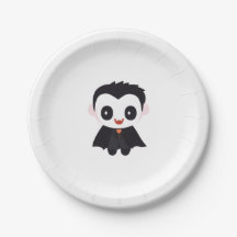 Cute Plaques en papier Vampire Halloween