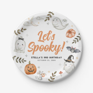 Assiettes En Carton Cute Plaques papier d'anniversaire Halloween