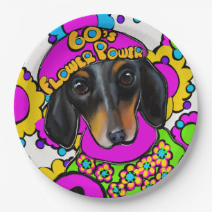 ASSIETTES EN CARTON DACHSHUND