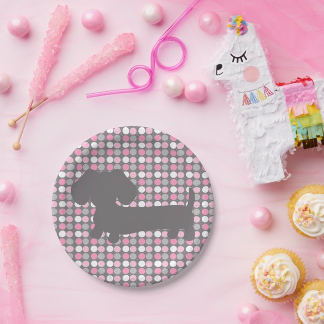 Assiettes En Carton Dachshund Wiener Dog Party (Fête)