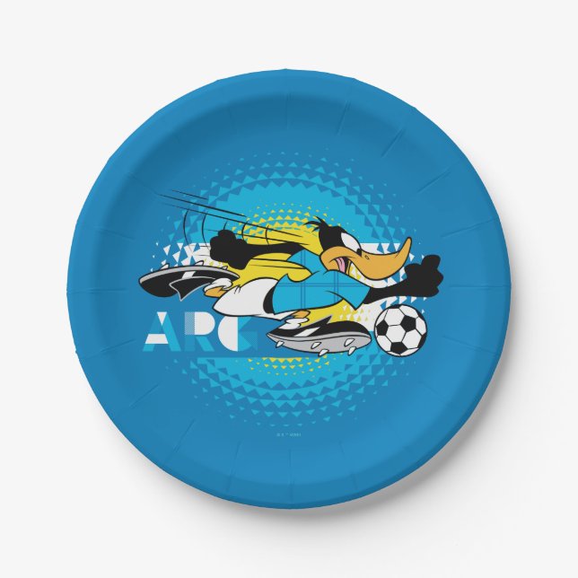 Assiettes En Carton DAFFY DUCK™ Team Argentina Soccer Graphic (Devant)