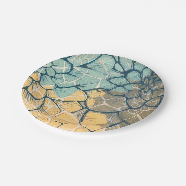 Assiettes En Carton Dahlia Dance I (Angle)