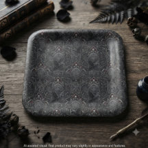 Damier gothique d'obsidienne lunatique Corbeau
