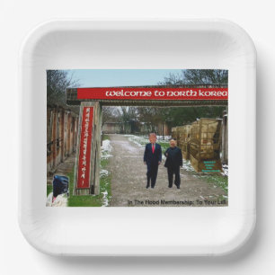 Assiettes En Carton Dans le capot