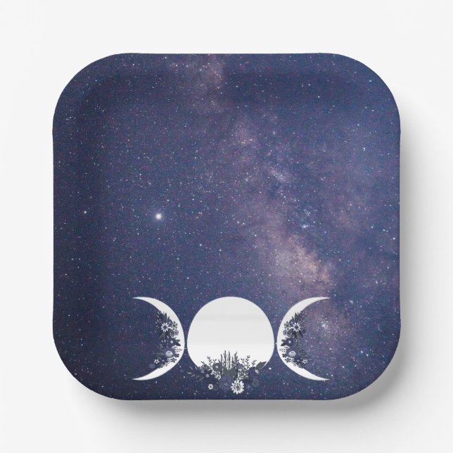 Assiettes En Carton Dans les armoiries de la déesse Pagan (Recto)