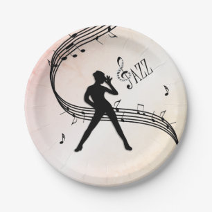 Assiettes En Carton Danse jazz