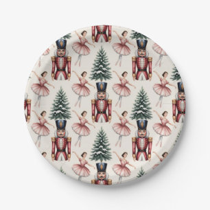 Assiettes En Carton Danseuse de ballet Casse-Noisette arbre de Noël