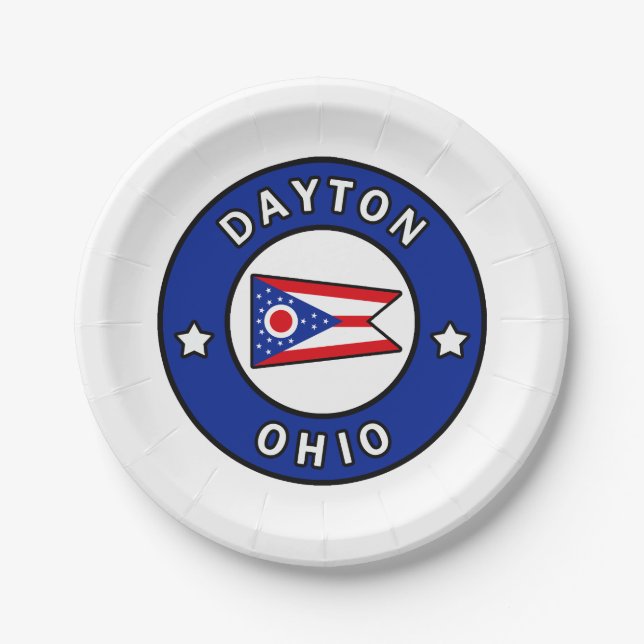 Assiettes En Carton Dayton Ohio (Devant)
