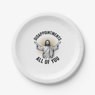 Assiettes En Carton Déceptions Vous Tous Tee-shirt Religieux Vintage