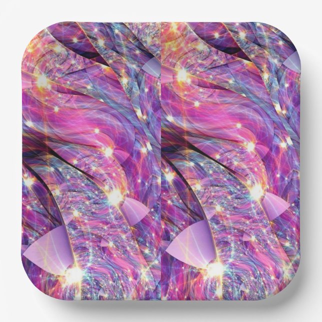 Assiettes En Carton Décor Festif Plate À Motifs Festive Plat Delights  (Recto)