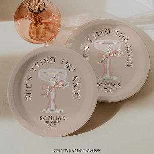 Assiettes En Carton Décor Fête des mariées Brunch et Bubbly Champagne