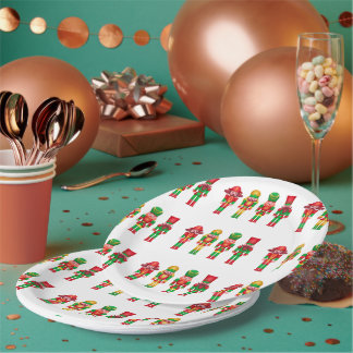 Assiettes En Carton Décoration de Noël Casse-noisettes