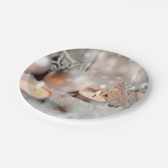 Assiettes En Carton Décoration de Noël et d'Avent (Angle)