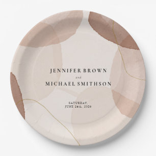 Assiettes En Carton Décoration de plage bohème en terre cuite pour mar