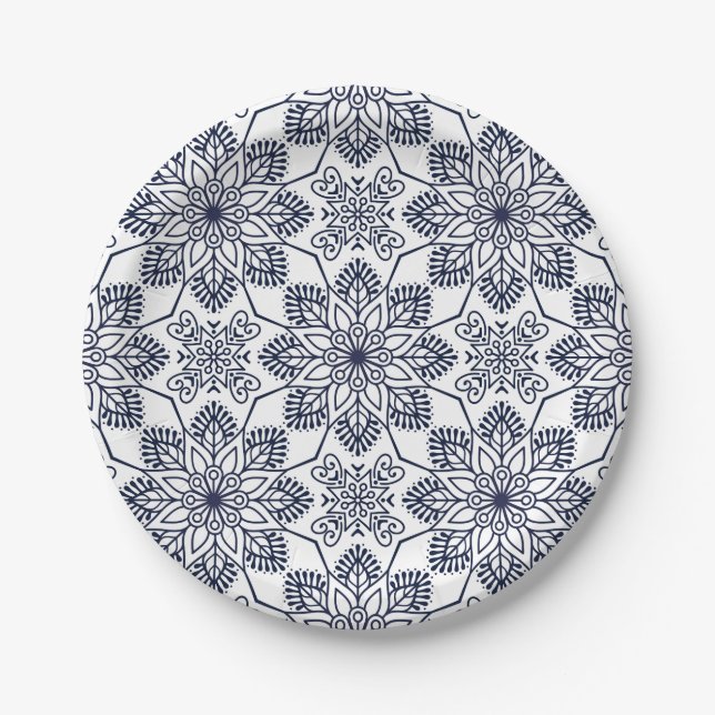 Assiettes En Carton Décorations (Devant)