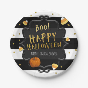 Assiettes En Carton Déguisement de maïs en bonbon pour Halloween