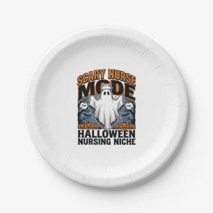 Assiettes En Carton Déguisement d'infirmière effrayante Halloween Chem