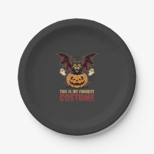 Assiettes En Carton Déguisement Halloween Monstre Citrouille Gothique 