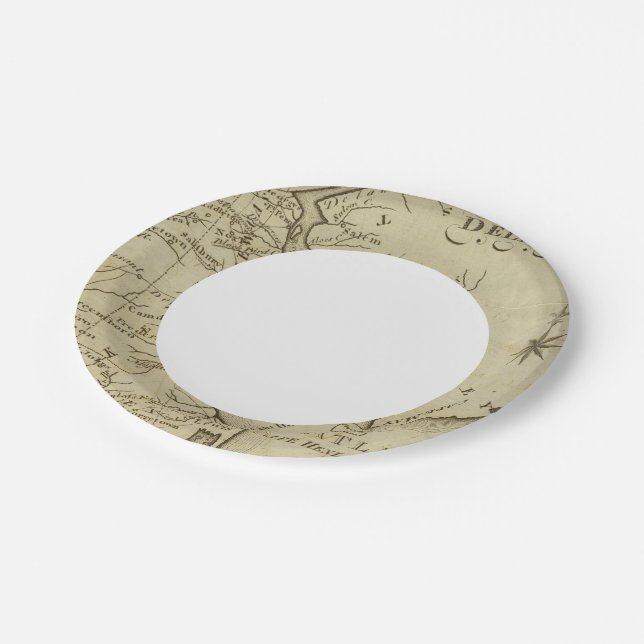 Assiettes En Carton Delaware (Angle)