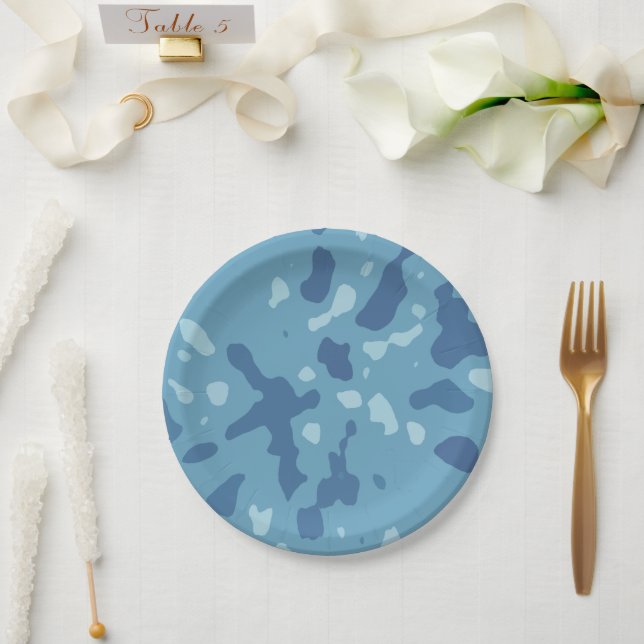 Assiettes En Carton Dérive de caméra arctique (Mariage)