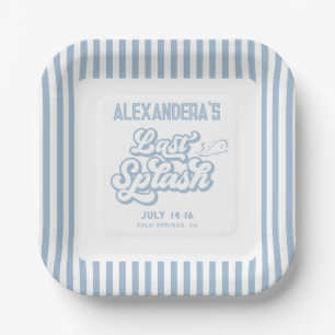 Assiettes En Carton Dernier Splash Beach Bachelorette Party