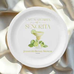 Assiettes En Carton Dernière Margarita Comme Une Fête des mariées Seño