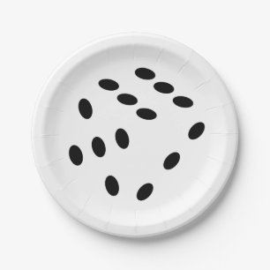 Assiettes En Carton Des pierres de cuisson, des dés. Jeux de hasard,