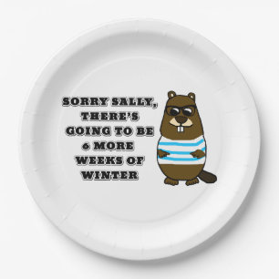 Assiettes En Carton Désolé Sally, 6 semaines supplémentaires d'hiver