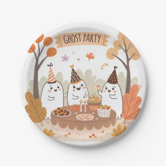 Assiettes En Carton Dessin sur la fête du fantôme d'Halloween