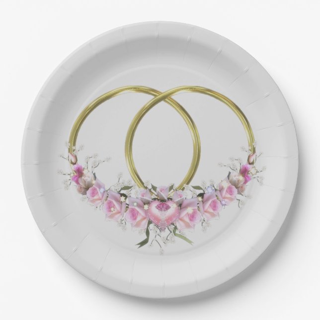 Assiettes En Carton Deux comme une plaque de papier rond pour dîner (Devant)