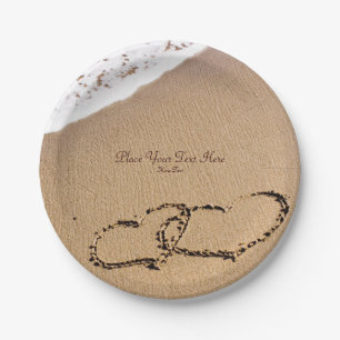 Assiettes En Carton Deux Hearts