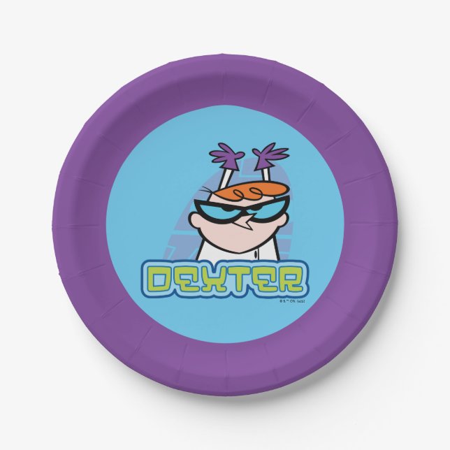 Assiettes En Carton Dexter Character Name Graphic (Devant)