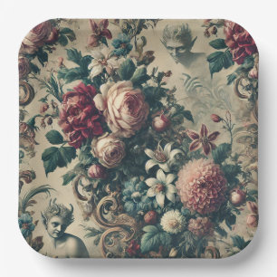 Assiettes En Carton Diables de Dandy – Gothique Victorien