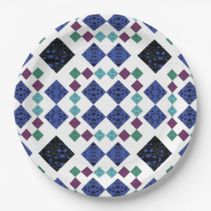 Assiettes En Carton Diamants Étoilés