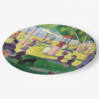 Assiettes En Carton Dimanche Après-Midi Sur L'Île De La Grande Jatte