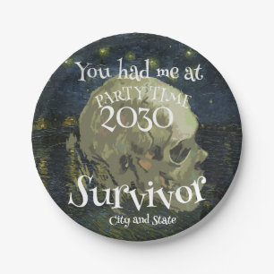 Assiettes En Carton Diner Bonne Heure Filles Garçons Nuit Sortie 2024 