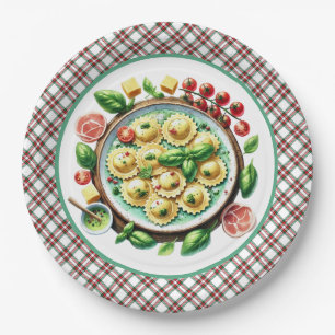 Assiettes En Carton Dîner gourmand aux pâtes