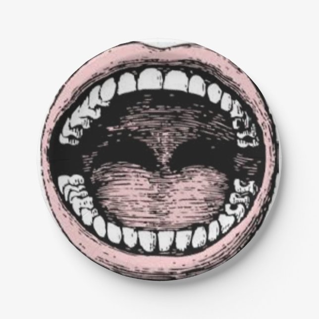 Assiettes En Carton Diplôme d'études dentaires (Devant)