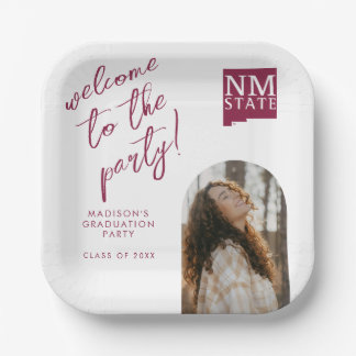Assiettes En Carton Diplômés de l'Université d'État du Nouveau-Mexique